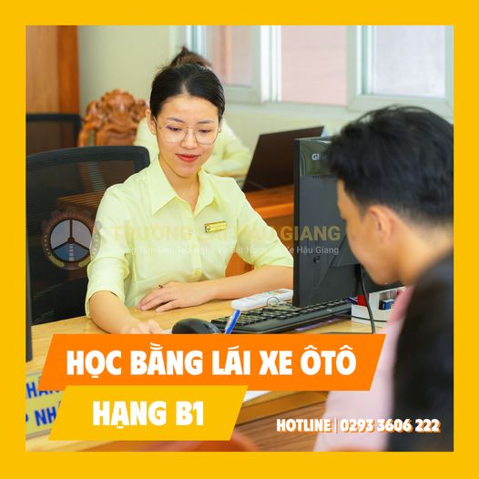 Thông báo chiêu sinh lớp đào tạo lái xe hạng B1 (Số tự động)